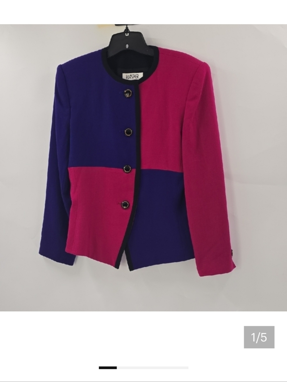 Kasper Pink and Purple Women's Blazer - Picture 6 of 6